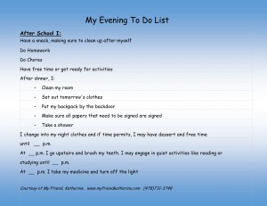 ADHD To do list