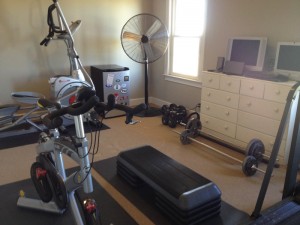 Macon organizer Katherine organizes home gyms
